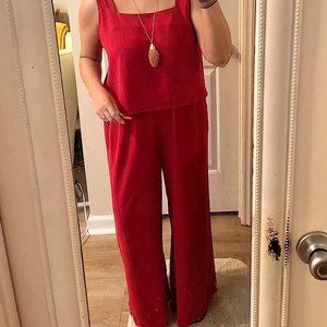 Women's Summer 2 Piece Outfits Sleeveless